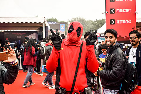 People at Comic Con, Delhi