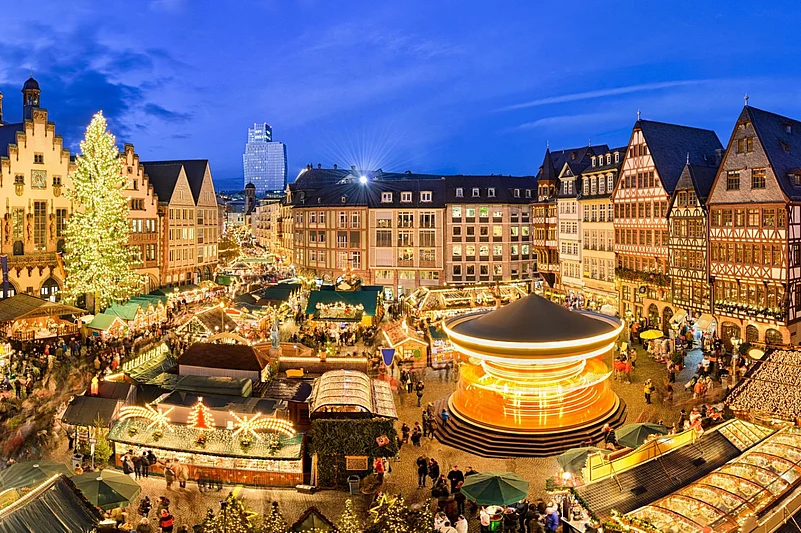 The Frankfurt Christmas Market is one of the largest and most popular Christmas markets in all of Germany
