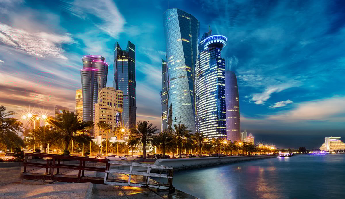 The Doha skyline 