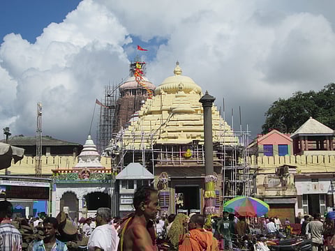 The magnificent Jagannath temple dates back to the 12th century and is one of the most sacred Hindu sites in India