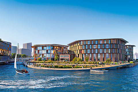 Oceanix Busan is composed of a series of interconnected neighbourhoods