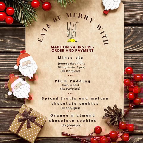 Christmas Special Pre-Order Menu
