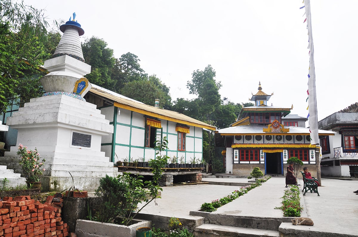 The Bon Monastery in Kewzing is one of Indias only two Bon monasteries 