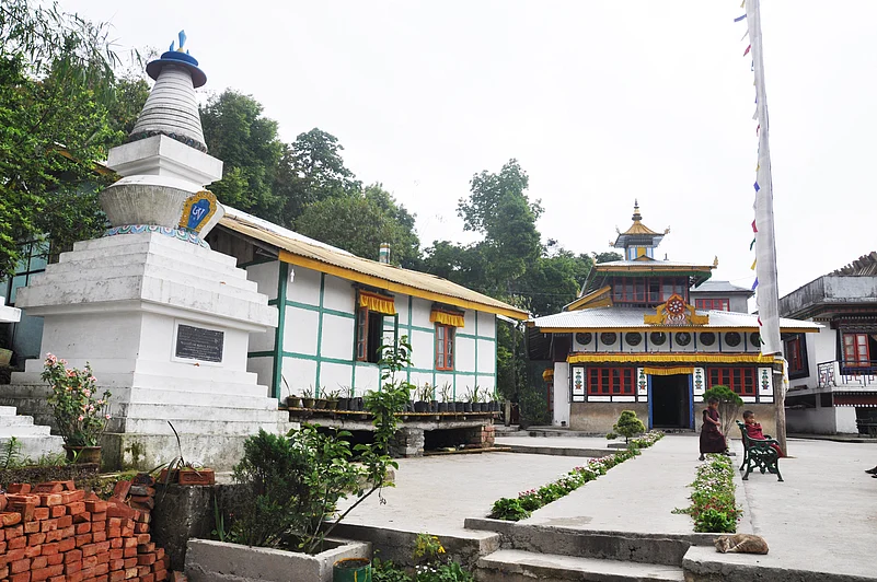 The Bon Monastery in Kewzing is one of Indias only two Bon monasteries