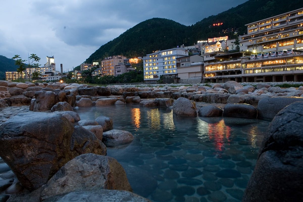 Gero Onsen offers a tranquil escape with stunning natural surroundings