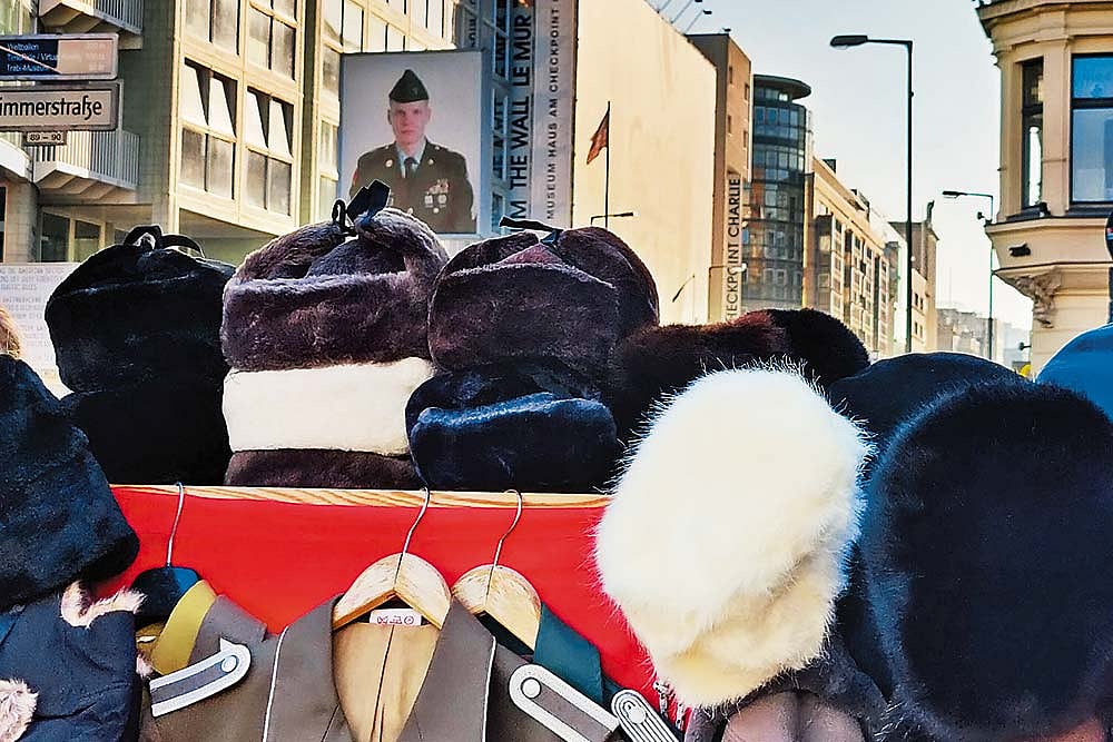 The Checkpoint Charlie border crossing
