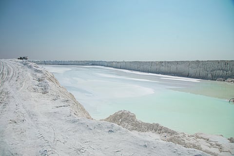 Marble dumping yard at Kishangarh