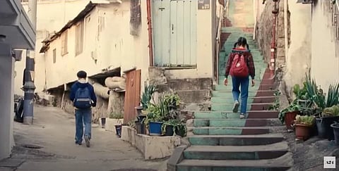 Nora and Hae Sung as kids in Seoul