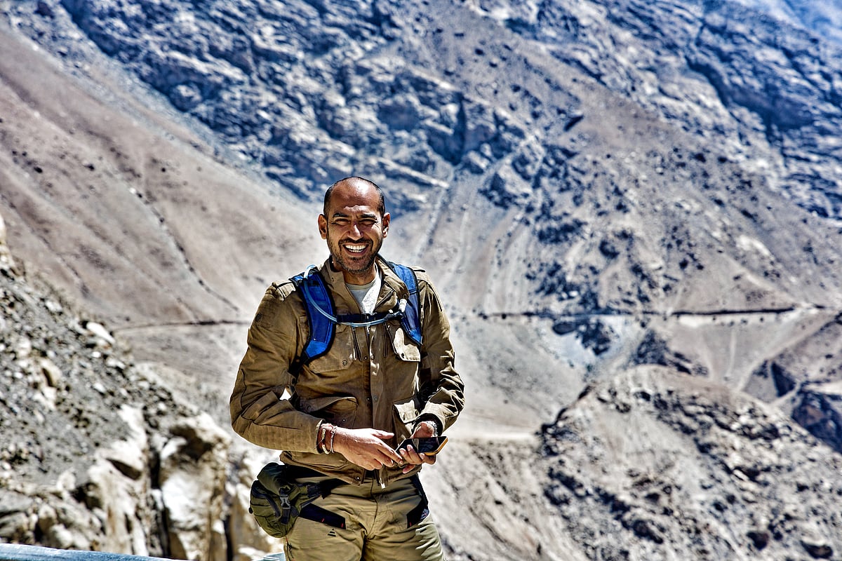 Samrat Som : Motorcyclist Samrat Som