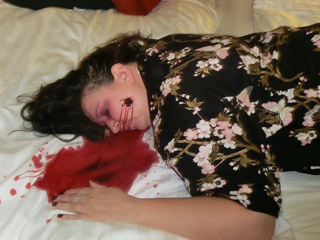 An actor in a murder mystery weekend
