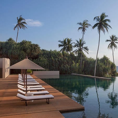 Amanwella's simple, fluid design melds seamlessly with the landscape