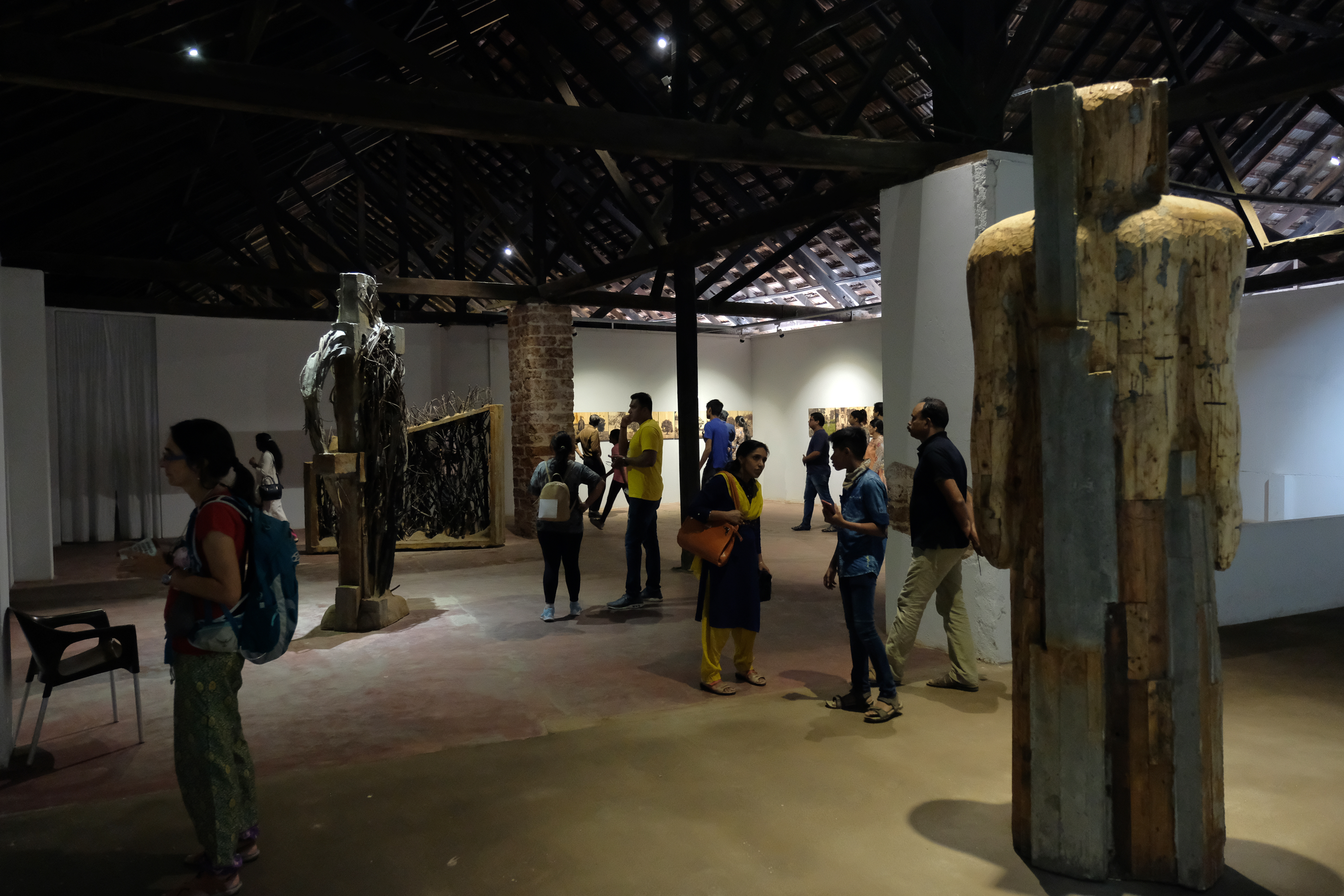 Kochi-Muziris Biennale is held in several interesting venues