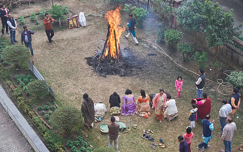 The burning of Meji
