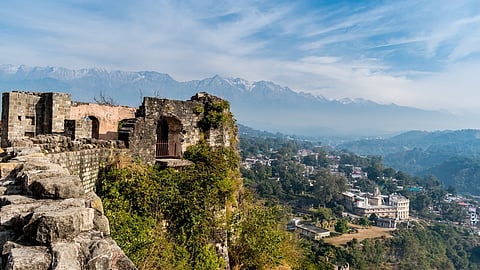 The ruins of Kangra Fort 