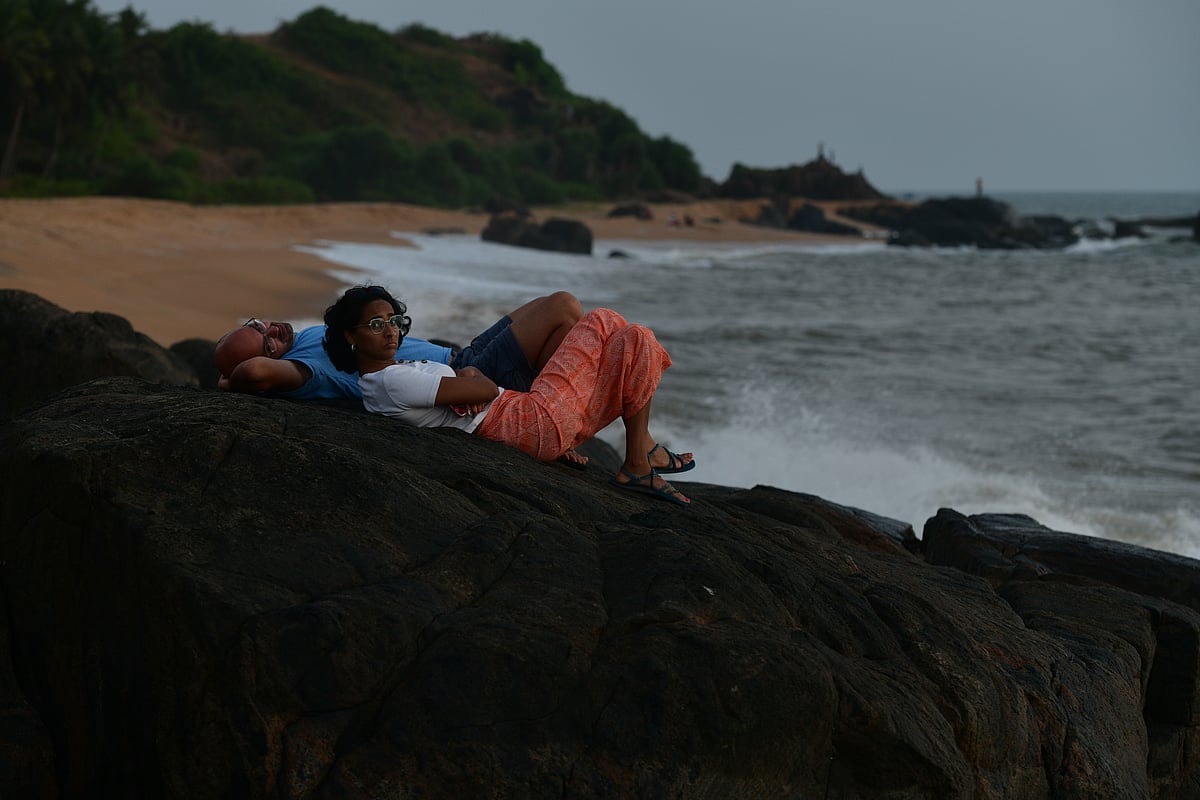 At the beach in Bekal