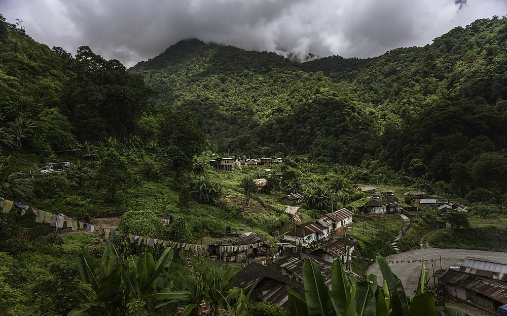 A small village between Balukpong and Tawang, Arunachal Pradesh