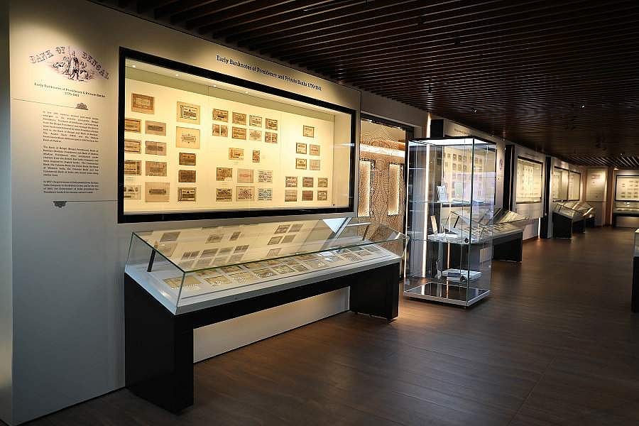 Numismatics Collection/ X : The museum has a vast collection of banknotes, and currency dating back to the 1800s