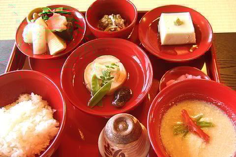 A Shojin Ryori meal