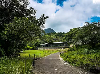 The estate is 2,500-acres of mountainous lands, farm fields, and dense forests