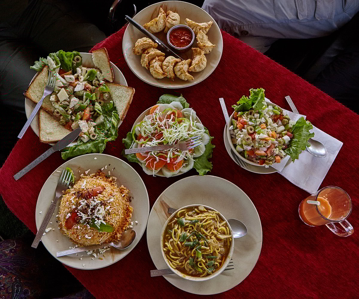 Shutterstock : Dishes from Ladakh