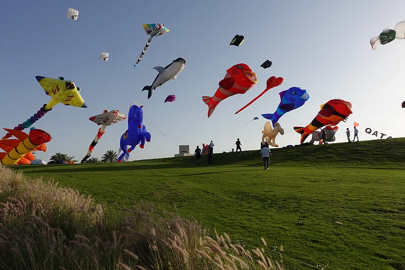 See tradition and creativity come together against the stunning Doha skyline.