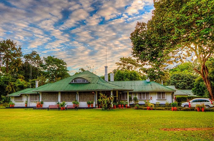The Heritage bungalow, known as Burra Bungalow, in Tezpur