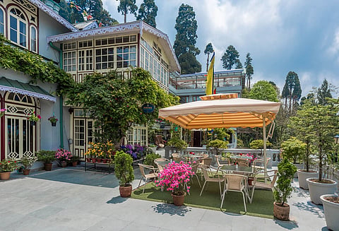 Udaan Dekeling Resort distinctively combines Tibetan and British aesthetics