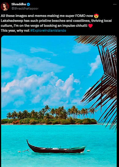 Shraddha Kapoor's tweet