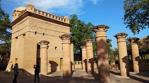 Tourists visit Kangla Fort and Brindavan Chandra Temple in Imphal