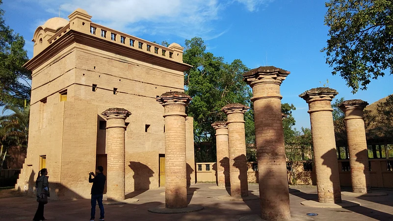 Tourists visit Kangla Fort and Brindavan Chandra Temple in Imphal