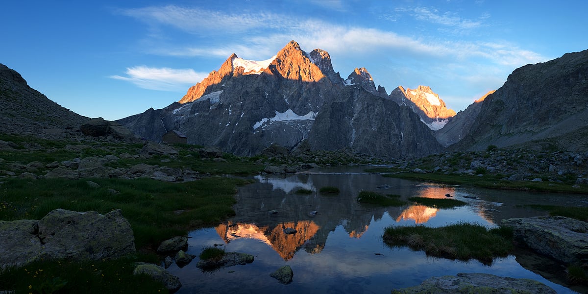 Sunrise at Écrins National Park