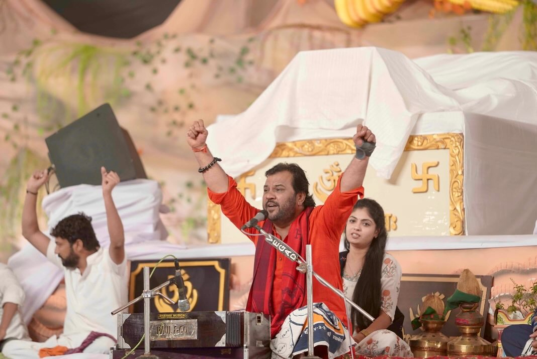 Lok Dayro by Kirtidan Gadvi at Gandhidham, Kutch