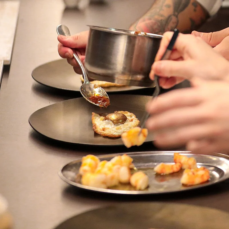 Disfrutar in Barcelona has a tasting menu with 20 to 30 dishes