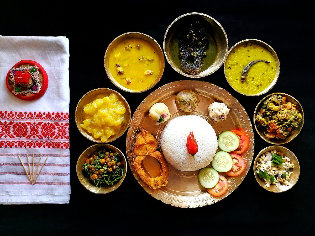 An Assameses thali