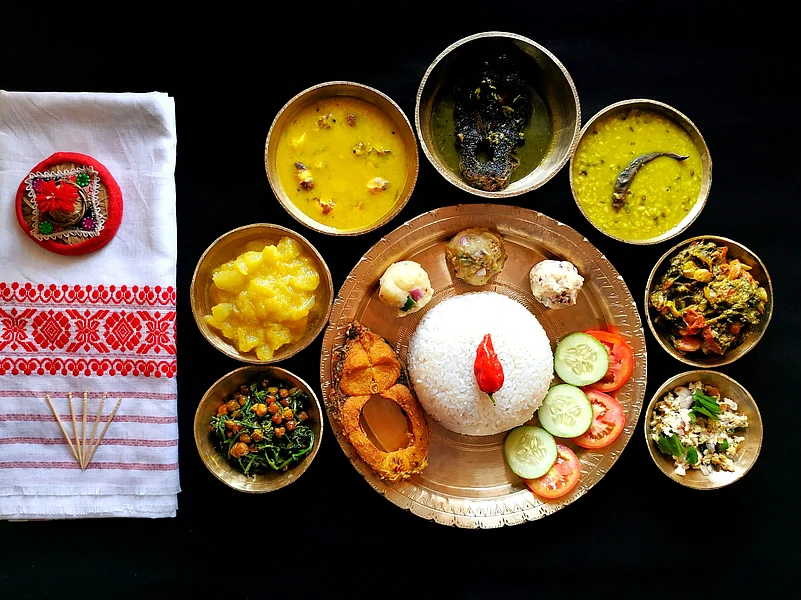 An Assameses thali