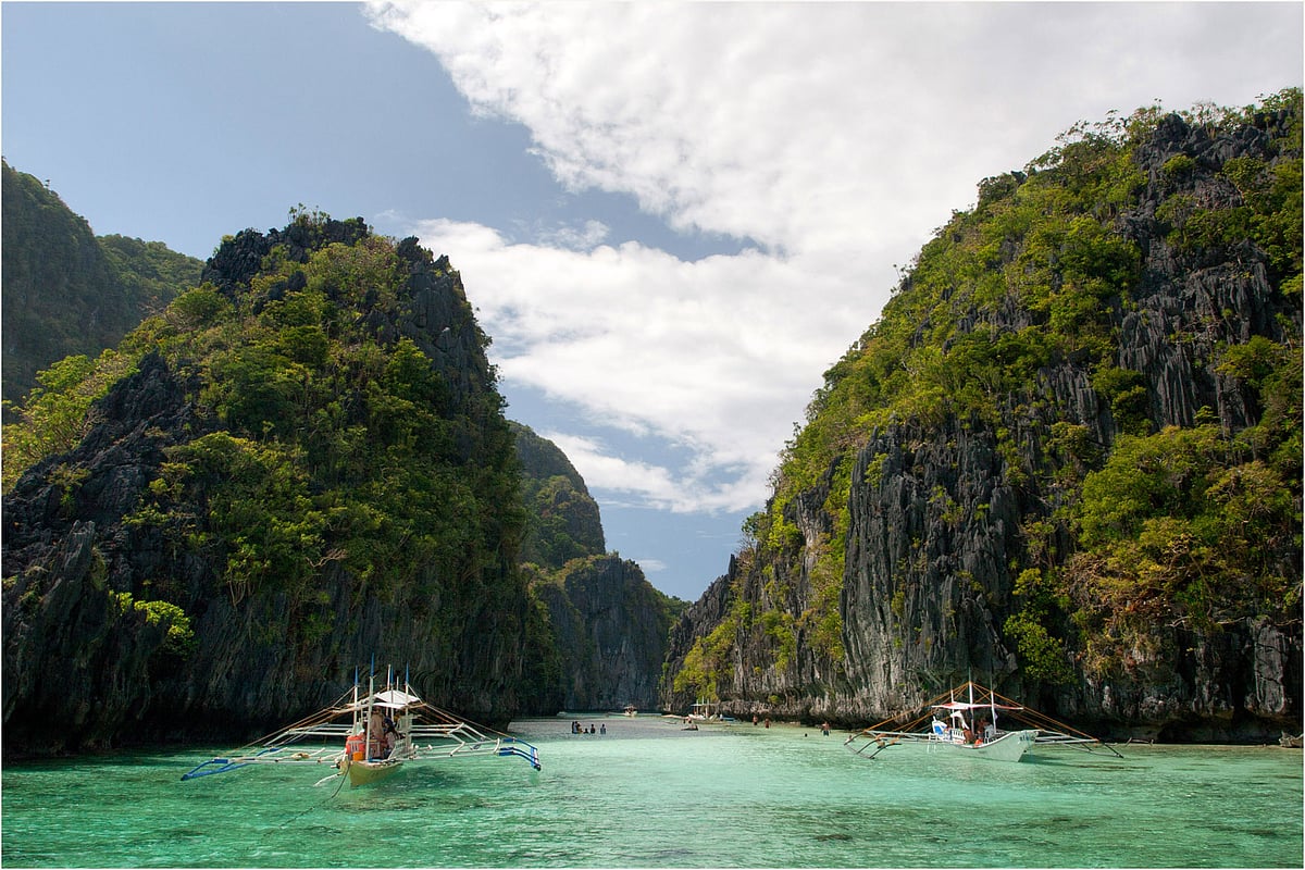 The way to Big Lagoon in Miniloc