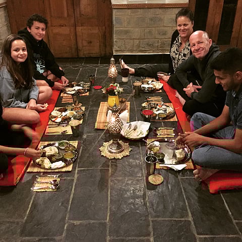 Guests can experience an authentic Himachali dining experience