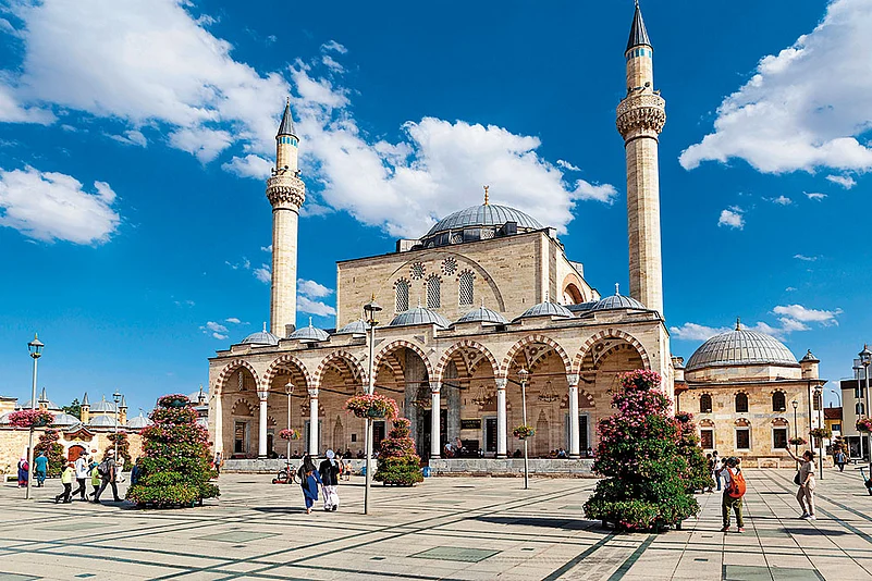 The grand Selimiye mosque in Karatay, Konya