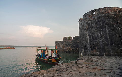 The Sindhudurg Fort jetty