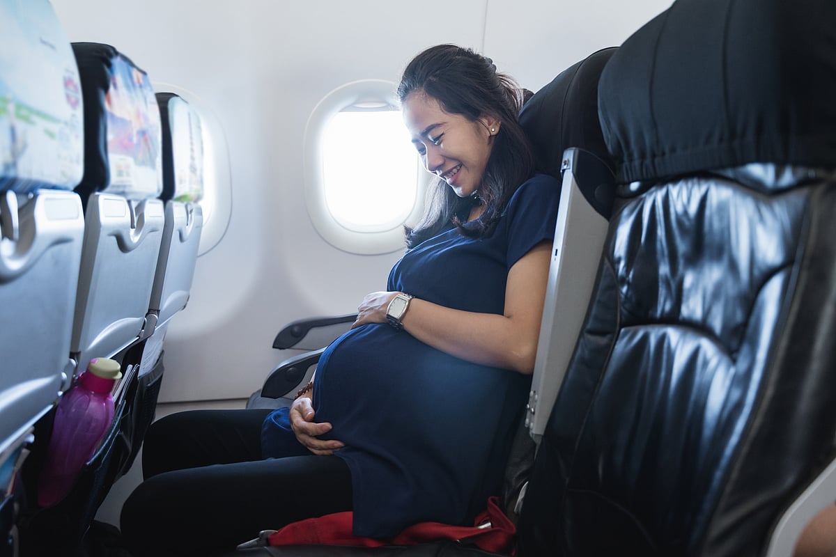 Shutterstock : Travelling during pregnancy can be a great way to enjoy some quality time with your partner or even fly solo