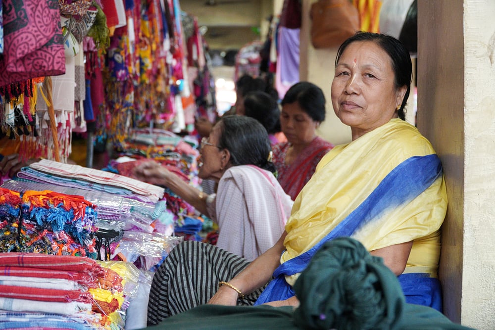  At the Ima Market in Imphal, Manipur