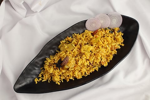 Tehri is a local rice dish 