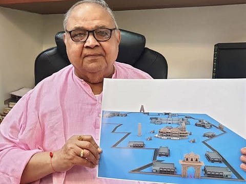 The architect of Ram Mandir, Chandrakant Sompura