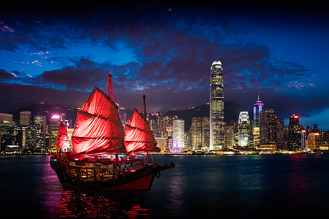 Cruise along Victoria Harbour