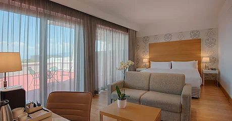 A Junior Suite at NH Hotels