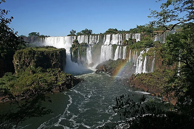 The waterfalls at Iguazú National Park