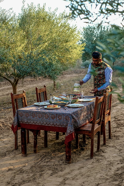 Guests can sample through a 5-course meal inspired by modern Marwari flavours