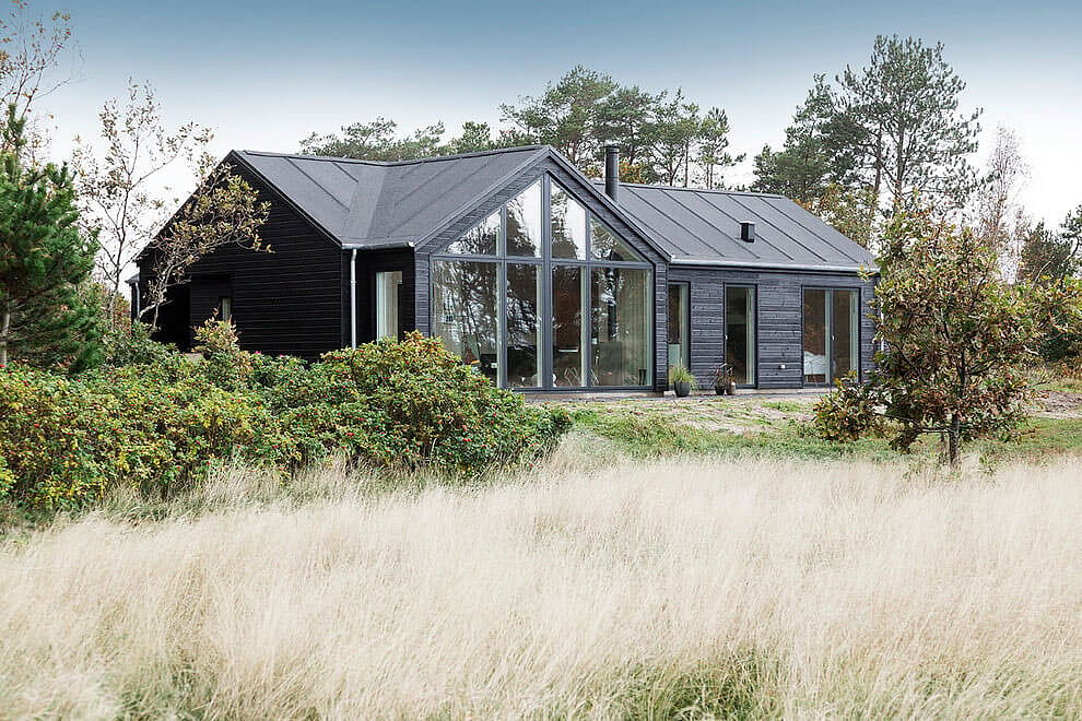 A trendy summer house