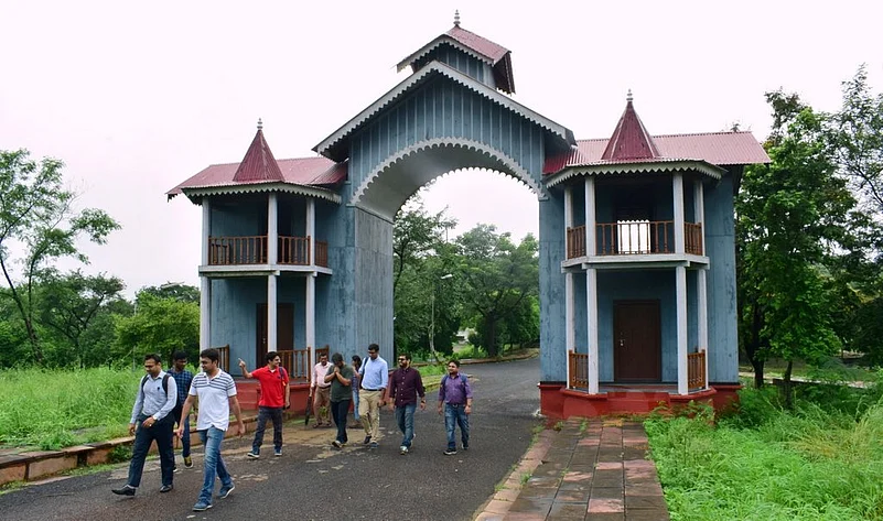 The entrance to the Indira Gandhi Rashtriya Manav Sangrahalaya, Bhopal