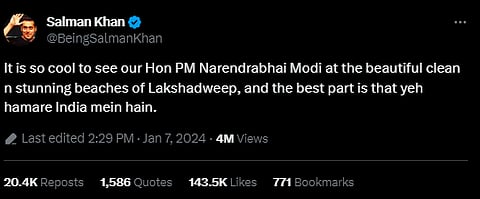 Salman Khan's tweet